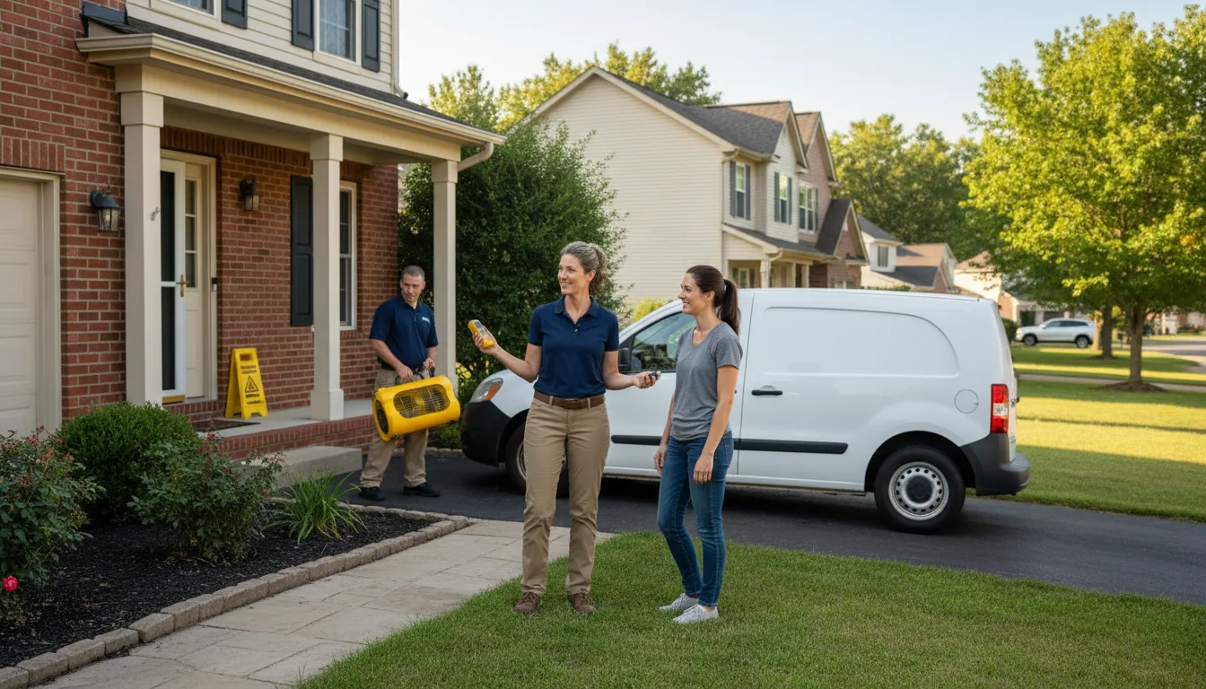 Water restoration image for Dehumidification And Cleanup Services in Kinder, LA